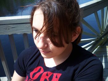Heather by the lake