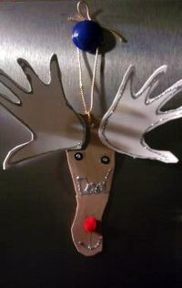 Reindeer ornament complete