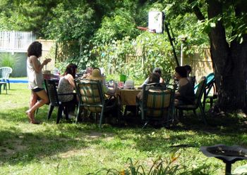 Family Picnic Under the Tree
