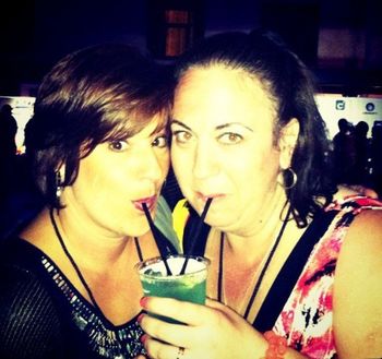 BlogHer 2011 Me and Melisa at Clever Girls Party
