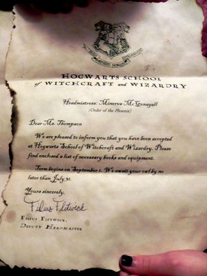Hogwarts Letter