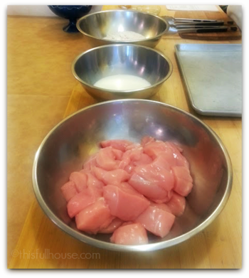 Step 1 Chicken and Kellogg's Mini Eggo Waffles Ingredients