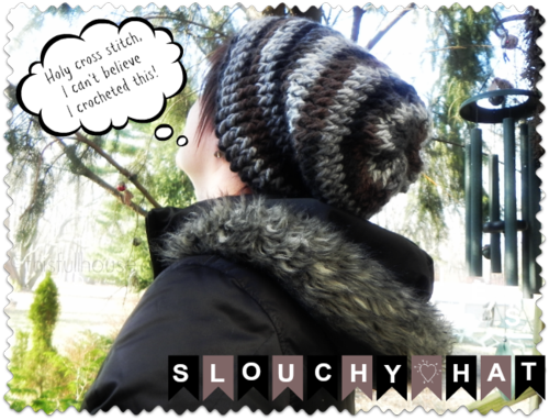 Slouchy hat via This Full House